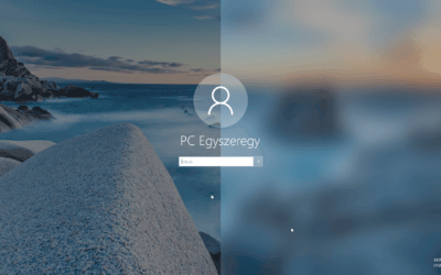 Így kapcsold ki az elmosódás effektust a Windows 10 bejelentkezési képernyőn